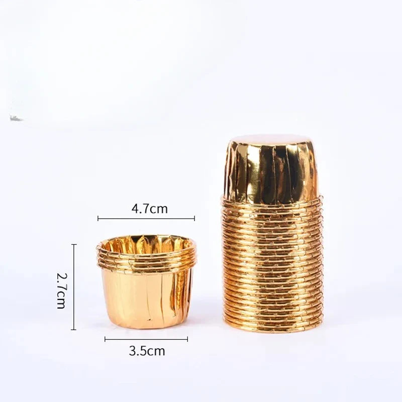 Caissette pour Muffins - CupcakeWrappers™ - Dorée