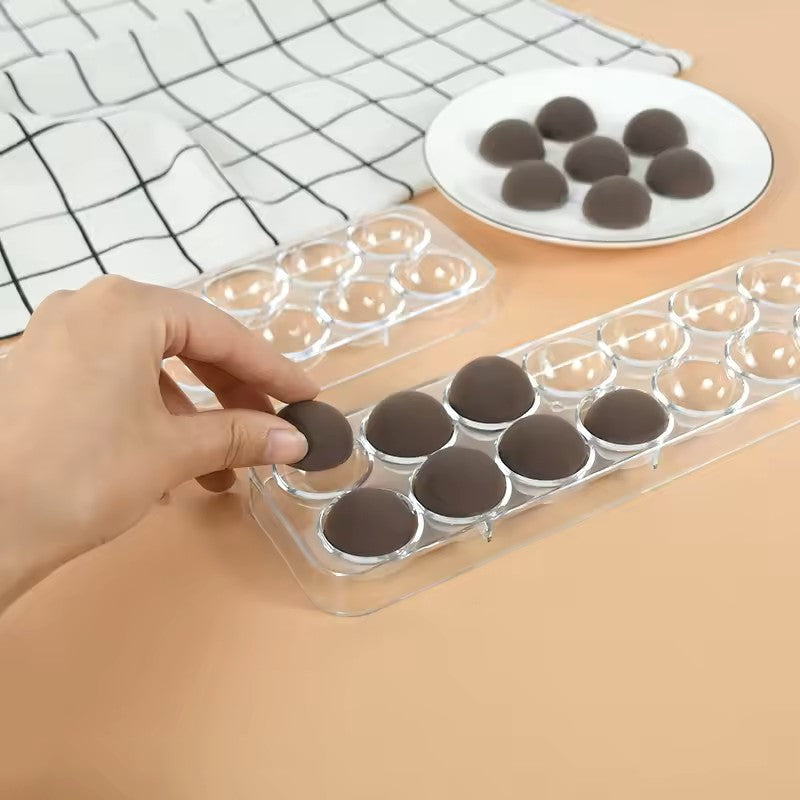 Moule Chocolat - ChocoCraftMold™ - Demi Sphère