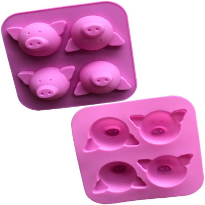 Moule en Silicone - CartoonSiliconeMold™ - Cochon