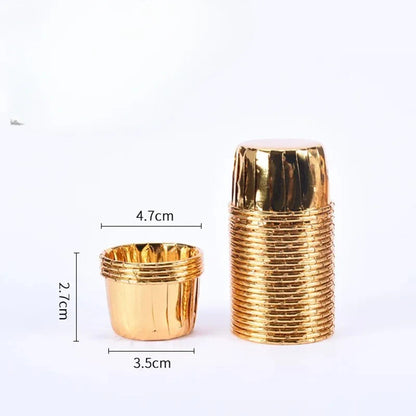 Caissette pour Muffins - CupcakeWrappers™ - Dorée